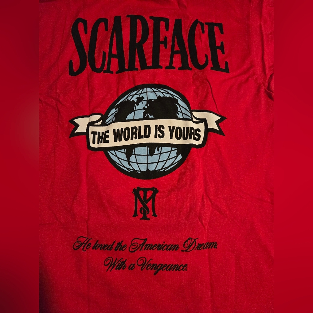 Scarface Red Graphic T-Shirt - Picture 5 of 7